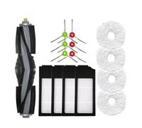 CIENUWPD pour Ecovacs Deebot X1 Omin/Turbo T10 Omin/Turbo Accessoires Sacs d'aspirateur Brosse Principale Chiffon Filtre HEPA Pièces de Rechange (L)