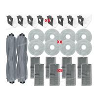 CIENUWPD Rouleau Principal Tricut Brosse Filtre Chiffon de vadrouille Sac à poussière pour Dreame X40 Ultra / L40 Ultra, pour MOVA P50 Pro Ultra /P10 Pro Ultra(Set X)