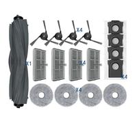 CIENUWPD Rouleau Principal Tricut Brosse Filtre Chiffon de vadrouille Sac à poussière pour Dreame X40 Ultra / L40 Ultra, pour MOVA P50 Pro Ultra /P10 Pro Ultra(17PCS)