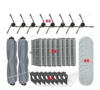 CIENUWPD Rouleau Principal Tricut Brosse Filtre Chiffon de vadrouille Sac à poussière pour Dreame X40 Ultra / L40 Ultra, pour MOVA P50 Pro Ultra /P10 Pro Ultra(Set T)