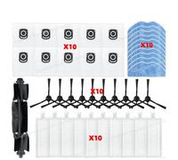 CIENUWPD Sac à Balai avec Filtre à Brosse pour Rowenta X-plorer Serie 65+,75S RR8577WH,75S+ RG8597W/RR8587WH/RR8585,pour Tefal RG9177WH/140+ RG9197WH(Set V)