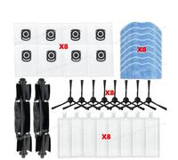 CIENUWPD Sac à Balai avec Filtre à Brosse pour Rowenta X-plorer Serie 65+,75S RR8577WH,75S+ RG8597W/RR8587WH/RR8585,pour Tefal RG9177WH/140+ RG9197WH(Set X)