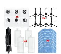 CIENUWPD Sac à Balai avec Filtre à Brosse pour Rowenta X-plorer Serie 65+,75S RR8577WH,75S+ RG8597W/RR8587WH/RR8585,pour Tefal RG9177WH/140+ RG9197WH(Set U)