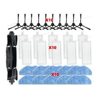 CIENUWPD Sac à Balai avec Filtre à Brosse pour Rowenta X-plorer Serie 65+,75S RR8577WH,75S+ RG8597W/RR8587WH/RR8585,pour Tefal RG9177WH/140+ RG9197WH(Set P)