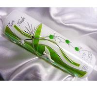 Cierge de baptême et de communion pour garçon et fille 250/70 mm VT-43 avec accessoires pour écrire soi-même