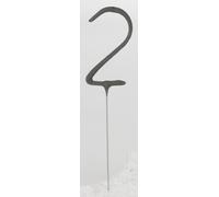 Cierge magique chiffre 2 16cm 77428