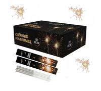 Cierge Magique Petit Modèle 14/18 cm - Lot de 200 - Accessoire de Décoration pour Gateaux Anniversaire Enfant & Adulte, Cierges Magiques étincelante pour anniversaire 40 Secondes - Catégorie F1