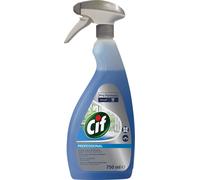 Cif Pro Formula Nettoyant liquide Fenêtre et multi-surfaces professionnel bleu - Spray 750 ml