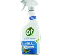 Cif Anticalcaire, spray nettoyant pour bain avec vinaigre et eucalyptus, 650 ml, pour l'élimination des résidus de calcaire et de savon, agents nettoyants d'origine naturelle, 100% parfum