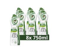 Cif CleanBoost Cream Original Abrasif pour un résultat final impeccable - 8 x 750 ml - Emballage économique