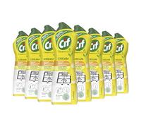 Cif Cleanboost Crème abrasive Citron pour un résultat final d'une propreté remarquable - 8 x 750 ml