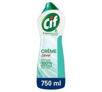 Cif Crème à récurer avec javel – Flacon 750 ml