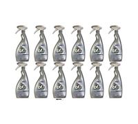 Cif Lot de 12 nettoyants professionnels pour surfaces en acier inoxydable 750 ml + porte-clés Italy Shop Service gratuit