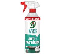 Cif Mousse Active Antibactérien Spray Désinfectant Multi-Usage 590 ml | Élimine 99,99% des virus et bactéries, nettoie les surfaces difficiles, diffuse un parfum agrumes, usage toute la maison