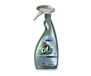 Cif Nettoyant liquide professionnel pour acier inoxydable, 1 x 750 ml