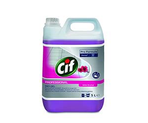 Cif Oxygel Orchidée - Nettoyant sols et multi-usages professionnel - 5L