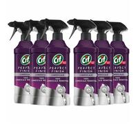 Cif Perfect Finish 100% Limescale Removal Spray Powerful Formula 6 Pack of 435ml