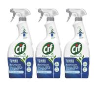 Cif Power & Shine Bathroom Cleaning Spray with 100% Streak-Free Shine 3 Pack of 700ml