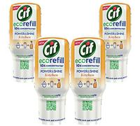 Cif Power & Shine Lot de 4 recharges pour spray nettoyant de cuisine 70 ml