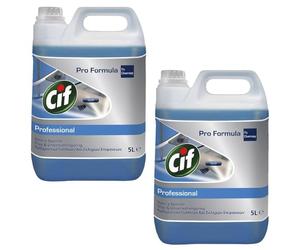 Cif Pro Formula Lot de 2 bidons de nettoyant pour vitres 5 l