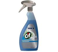 Cif Pro Formula Nettoyant liquide Fenêtre et multi-surfaces professionnel bleu - Spray 750 ml