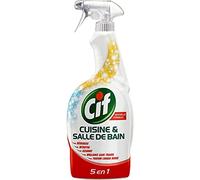 Cif Spray Cuisine et Salle de Bain 5 en 1 750 ml Lot de 4