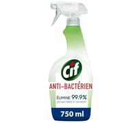 CIF - Spray Nettoyant Multi-Usages Antibactérien Sans Javel, Puissance Fraîcheur 750mL - Lot de 4 - vendu par Lot