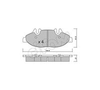 Cifam Sash 575/Plaquette de frein