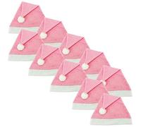 Ciffre 10 pièces dans le set Bonnet de Père Noël d'hiver Bonnets Casquette rose fuchsia M1