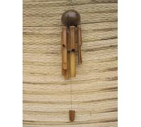 Ciffre 120cm Grand Carillon Bois Bambou Noix de Coco Feng Shui