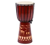 Ciffre 40cm Djembe Drum Bongo Éléphant Sculpté Débutant Enfants Bon Son