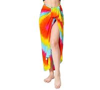 Ciffre Sarong Pareo Jupe Portefeuille Serviette de Plage Serviette enveloppante Serviette colorée Motifs d'été Set Boucle Gratuite (œil Batik MSOC)