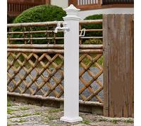 CIFIEXUE Robinet D'Extérieur Pour Jardin Vertical Colonne D'Eau Robinet D'Arrosage Robinet Antigel Support de Tuyau Autoportant/With Dual Faucet/112Cm