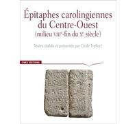 CIFM Hors-Série - Epitaphes carolingiennes du Centre-Ouest Hors série - Cécile Treffort - Cnrs Eds - broché - Revue