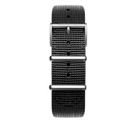 CIGA Design Bracelet de montre interchangeable en nylon noir
