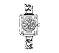 CIGA Design R Series Crystal Love Montre Automatique Femme Luxueuse Montre Transparente avec boîtier en Cristal K9 Cadeau raffiné pour Femme