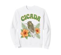 Cigale Florale Groovy Aquarelle Boho Cigale Sweatshirt