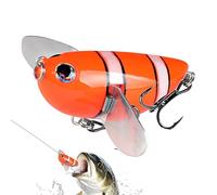 Cigale- flottant pour eau, style cicada pour basses et crappies | Attrait d'insectes dans l'eau top, souple durable avec crochets | d'action réaliste pour tr s
