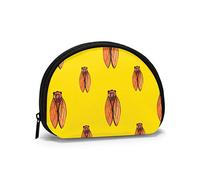 Cigales en Jaune Marine sirène Porte-Monnaie Portefeuilles Pochette à la Mode Porte-clés Fermeture éclair Petits Sacs de Maquillage cosmétiques