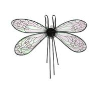 Cigales lumineuses à LED pour fille et femme avec ailes de libellules pour Halloween, Noir , taille unique