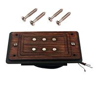 Cigar Box Micro Humbucker 3 cordes avec cadre en palissandre
