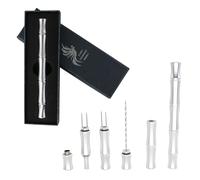 Cigar Punch Cigar Draw Enhancer Tool Cigar Draw Enhancer Cigar Fixing Needle and Cigar Punch 3 in 1 Le Cigar Punch pour tous cigares est un accessoire pratique et essentiel pour amateurs de cigares