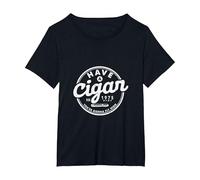 Cigare Have a Cigare T-Shirt, Femme Grandes Tailles, Noir, 2X