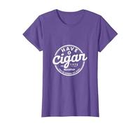 Cigare Have a Cigare T-Shirt, Femme, Violet Chiné, S