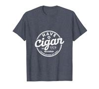 Cigare Have a Cigare T-Shirt, Homme, Bleu Chiné, S