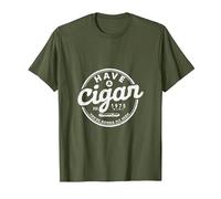 Cigare Have a Cigare T-Shirt, Homme, Olive, S