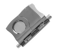 Cigares coupe V et poing,Lame en acier inoxydable avec 2 poinçons pour cigares | Coupe-cigare en forme de V Cutter guillotine pour hommes et femmes