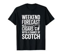 Cigares prévisions W nd avec Une Chance de Scotch T-Shirt Graphique avec Valeur