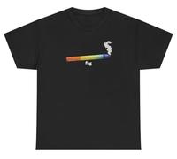 Cigarette Pride T-shirt humoristique LGBTQ Mois Gen Z Meme Humour Tee, Noir, XXL