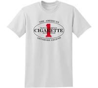 Cigarette Racing Team Boats Performance Pullover Men's Crewneck T-Shirt Short Sleeve Top Unisex Pure Cotton Tee White S